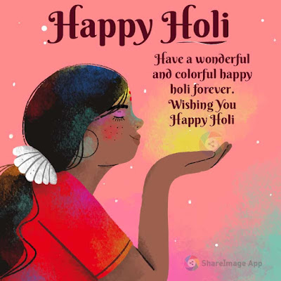 Happy Holi wishes quotes or status Images and messages