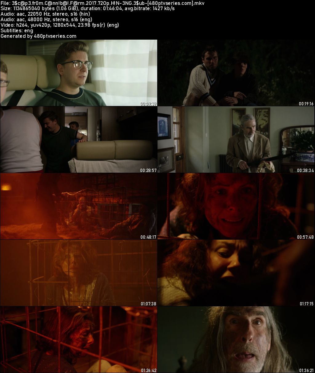 Watch Online Free Escape from Cannibal Farm (2017) Full Hindi Dual Audio Movie Download 480p 720p Web-DL