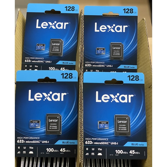 Thẻ nhớ MciroSD LEXAR 128GB - 32GB Chuẩn U3 Class 10 Chính hãng -Thích hợp lắp cho Camera Kbone H21P H21W B21 Ezviz C6N