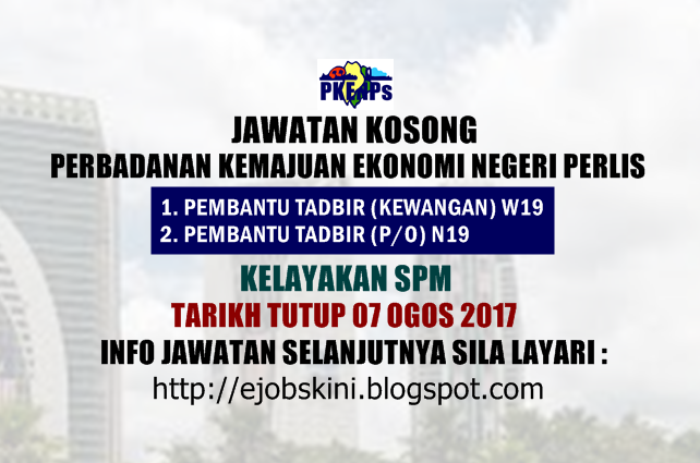 kerja kosong perlis 2017