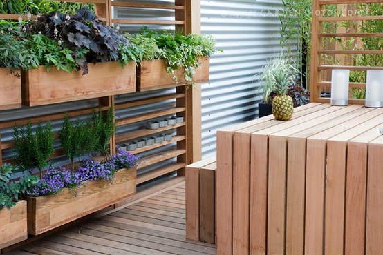 Garden Planter Boxes for Fences