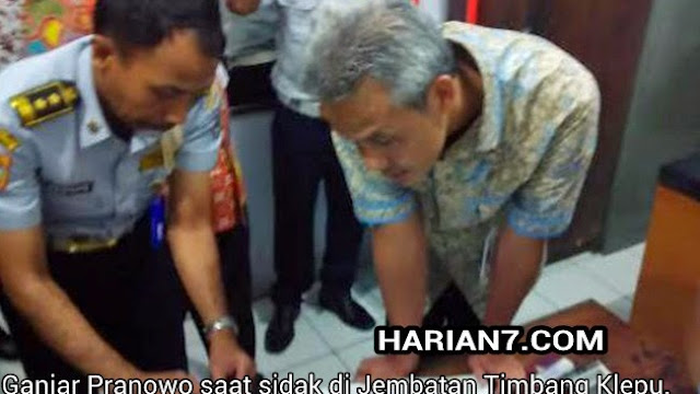 Ganjar Pranowo Sidak Jembatan Timbang Klepu