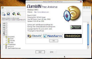 clamwin screenshot Optimized Download 10 Antivirus gratis terbaik