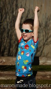 tskjorte med angrybirds