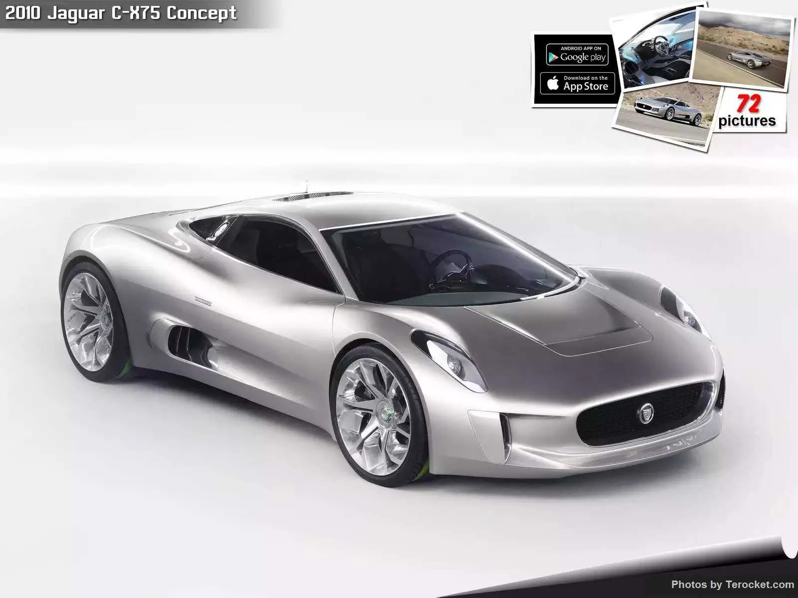 Hình ảnh xe ô tô Jaguar C-X75 Concept 2010 & nội ngoại thất