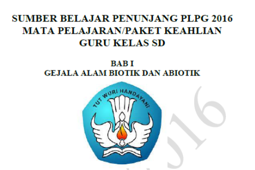 Download Bahan Plpg Ipa Untuk Guru Kelas Sd