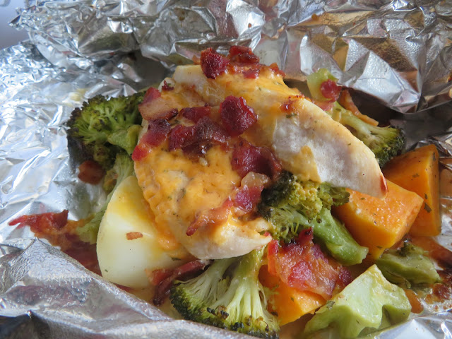 Cheesy Ranch Chicken & Bacon Foil Packs