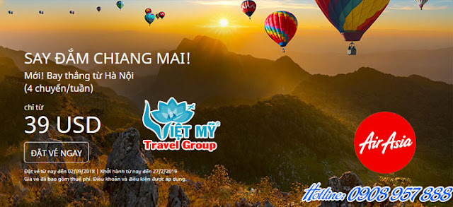 Khuyến Mãi Air Asia Say đắm Chiang Mai