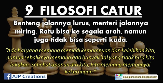 FILOSOFI CATUR TENTANG KEHIDUPAN  AJP Creations