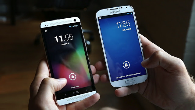 HTC One vs Galaxy S4 (smartphone comparisons)