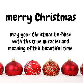 May your Christmas be filled with the true miracles and meaning of this beautiful time.