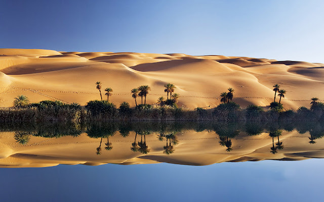 Fabulous Oasis in The Libyan Sahara