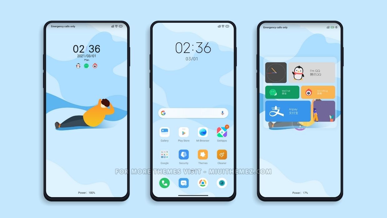 Wake up v12 and v11 MIUI Theme