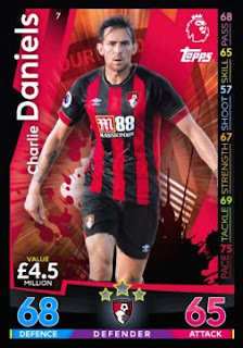 Match Attax 2018-2019 AFC Bournemouth Set Premier League