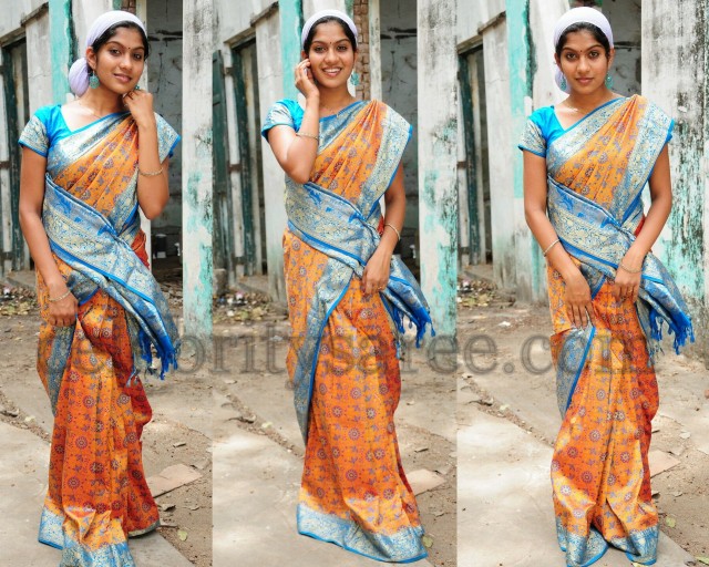 Swasika in Silk Saree