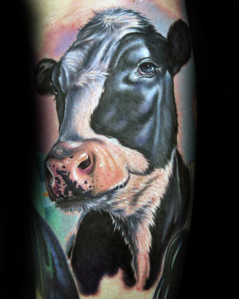 38 tatuagens de vaca para homens