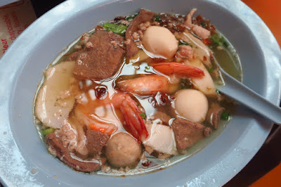 Hock Lai Seng Teochew Fishball Bak Chor Mee (福来成潮州鱼圆肉脞面), $10 soup