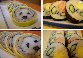 nice decorated sushi