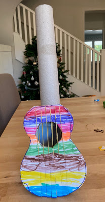 DIY kids guitar craft