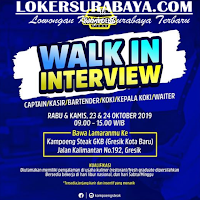 Walk In Interview di Kampoeng Steak Gresik Terbaru Oktober 2019