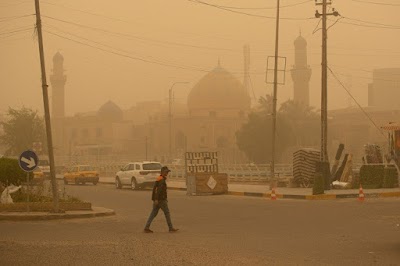 حالة الطقس اليوم والأيام التي تليه في العراق