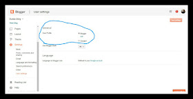 Udah profil ke blogger di blogspot 