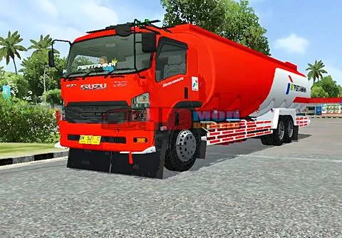 mod isuzu giga tangki pertamina