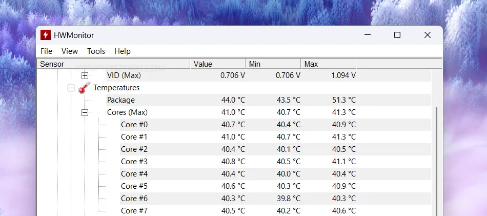 HWMonitor