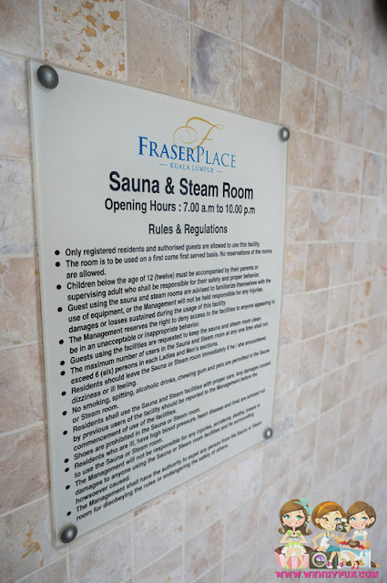 fraser place apartment Sauna & Steam Room 
