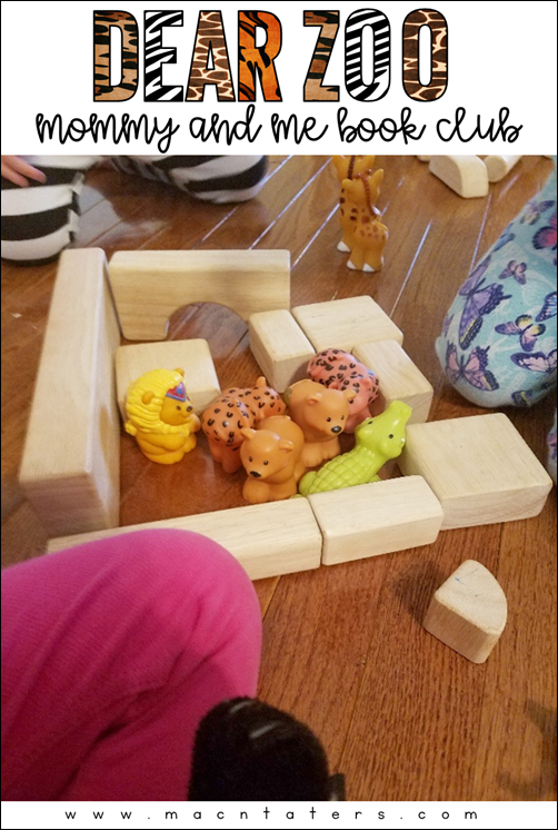 Dear Zoo Mommy and Me Book Club: Dear Zoo Activities for kids