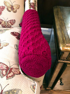 crochet armrest cover pattern