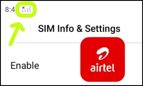 Airtel Sim Not Showing Network Problem Solved