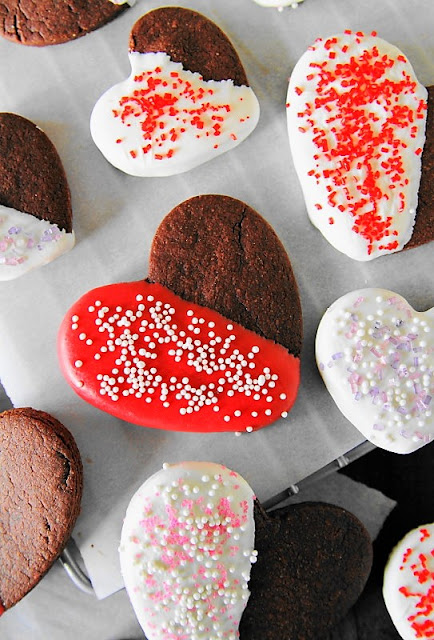 Valentine Chocolate Sugar Cookies Photo