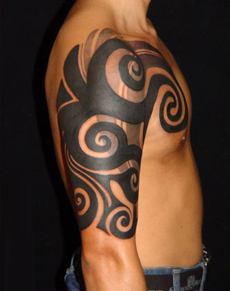 Tribal Tattoos Inner Arm. girlfriend tribal tattoo