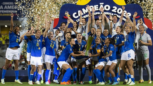 Seleção Brasileira feminina termina campeã da Copa América