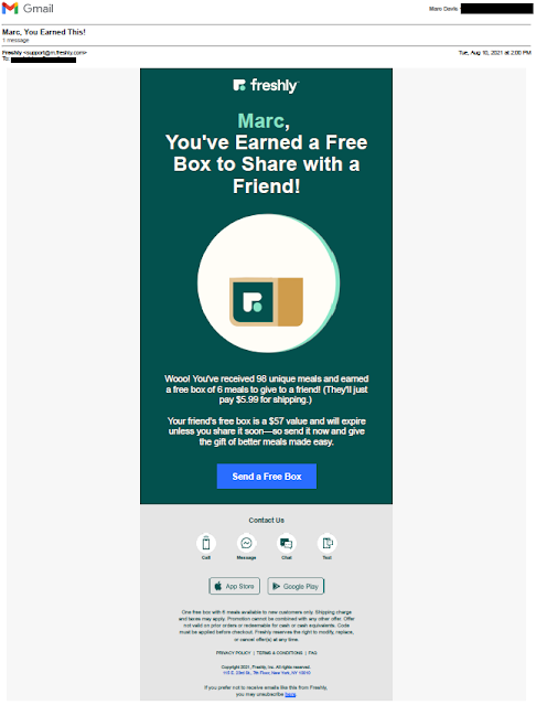 Freshly Referral Offer