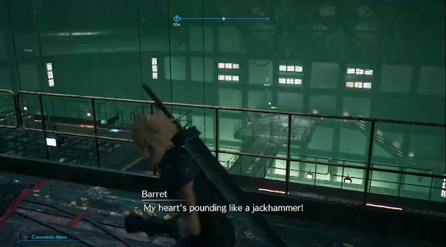 Barret my heart's pounding like a jackhammer FINAL FANTASY VII REMAKE Mako Reactor