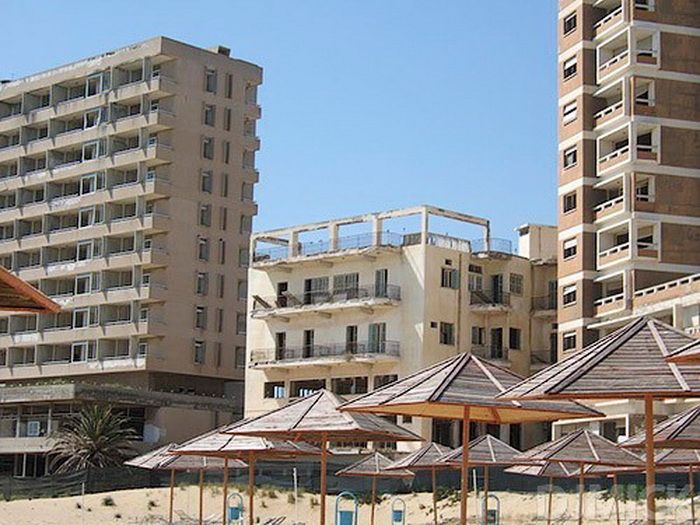 Varosha is in the Turkish occupied city of Famagusta in Cyprus