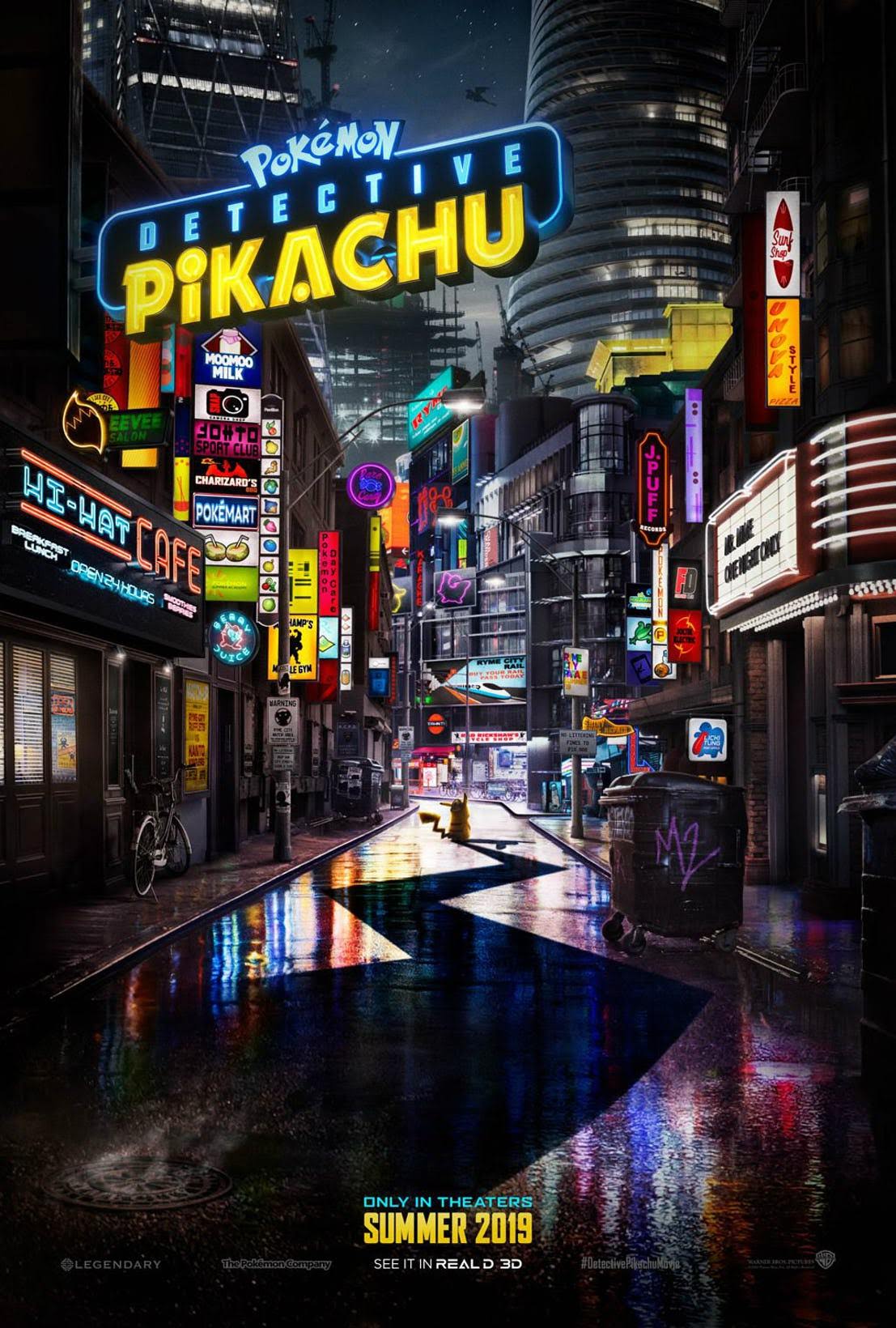 Detective Pikachu デッドプールのライアン レイノルズがピカチュウとして おなじみの減らず口を叩きまくるハリウッド版 ポケモン の実写映画 名探偵ピカチュウ が いきなり全長版の予告編を初公開 Cia Movie News