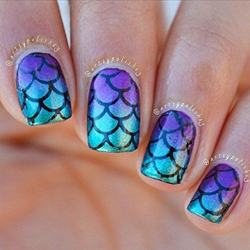 Cómo hacer unas Mermaid Nails o Uñas de Sirena