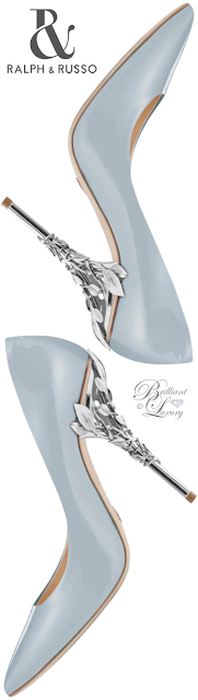 Ralph & Russo light blue Eden Eve pump #brilliantluxury