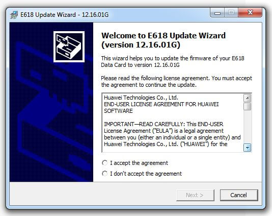 Download Huawei E618 Firmware Update
