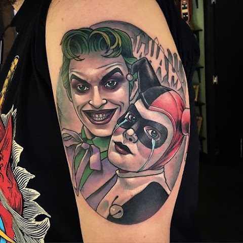 10 Joker and Harley Quinn Tattoos For Any Comic Couple!