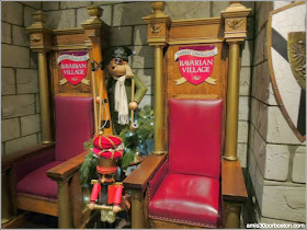 Yankee Candle Village: Tronos en el Nutcracker Castle