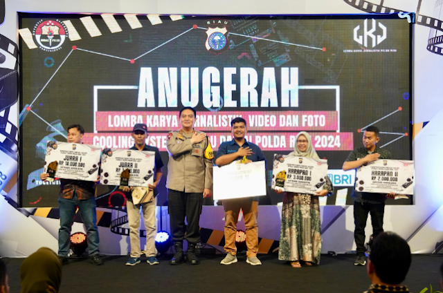 Polda Riau Mengumumkan Pemenang Lomba Karya Jurnalistik 2024