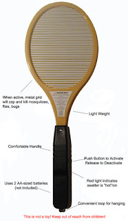 Electric Mosquito Swatter Parts