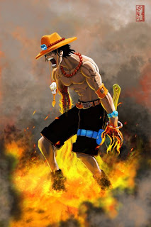 portgas d ace death wallpaper anime one piece power