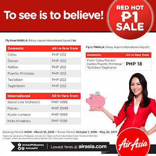 AirAsia Philippines Promo, AirAsia Philippines Piso sale