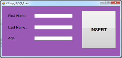 c# database insert