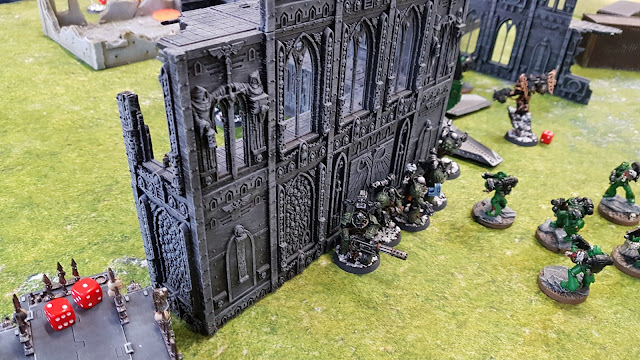 Chaos Space Marines vs Salamanders - 1250pts - Beachhead - a tournament report from Weekend at Burnie's 2 - an invitational event for Moarhammer patrons.